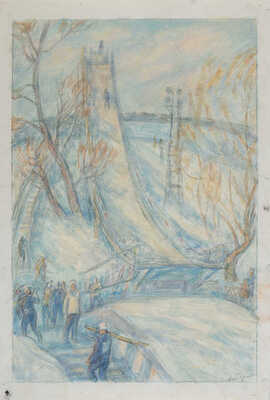 Дехтерева Татьяна Александровна. Зимний день. Малый трамплин.